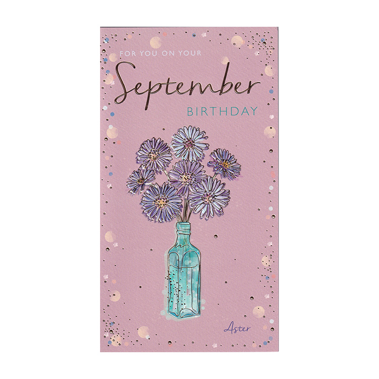 September Birthday Card