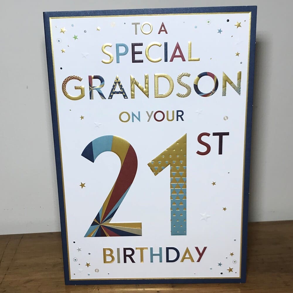 grandson 21 today