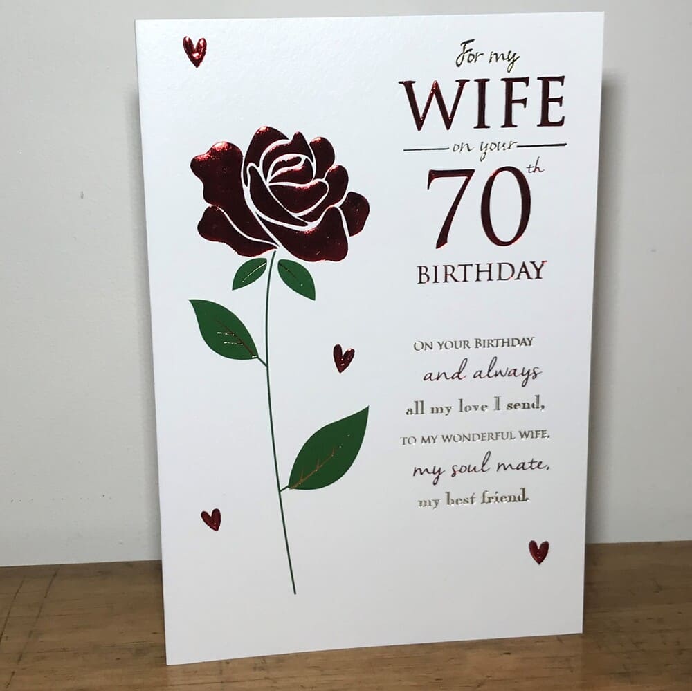 wife 70 card