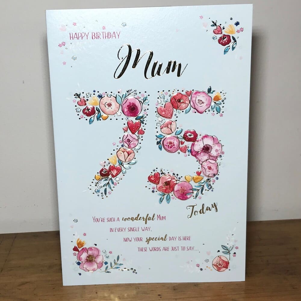 mum 75 card