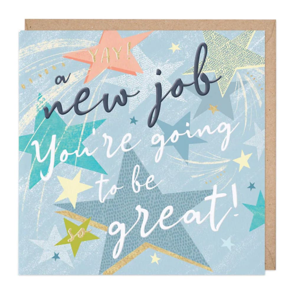 going to be great new job card