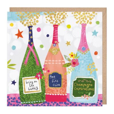 bring on the bubbly celebration card