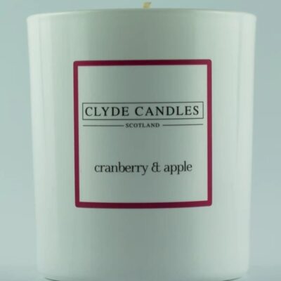 cranberry & apple candle