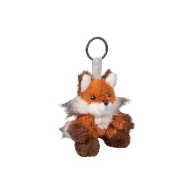 wrendale fox plush keyring