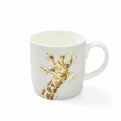 wrendale flowers giraffe mug