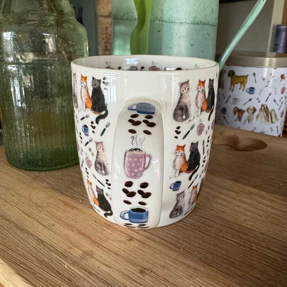 Alex Clark Cat & Coffee Mug