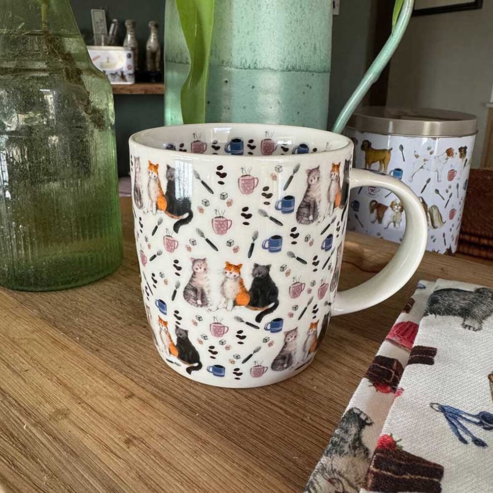 Alex Clark Cat & Coffee Mug