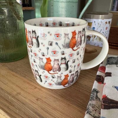Alex Clark Cat & Coffee Mug