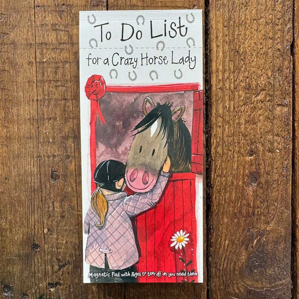 Crazy Horse Lady To Do List by Alex Clark