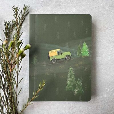 Off Road Car Blank Notebook by Alex Clark